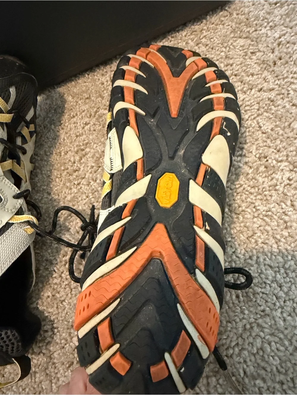 Merrell Continuum Waterpro Maipo Hiking Water Shoes Charcoal Yellow Size 9